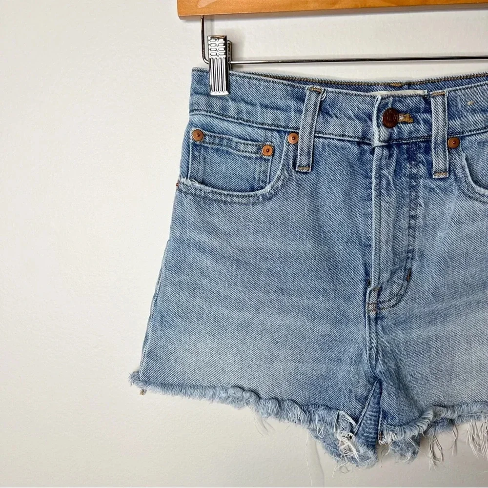 Madewell The Perfect Jean Short in Balsam Wash